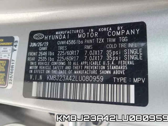 KM8J23A42LU080959 фото 2
