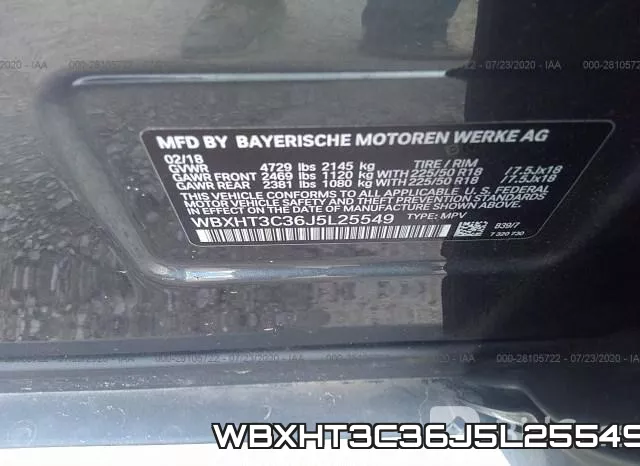 WBXHT3C36J5L25549 фото 10