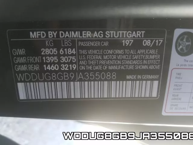 WDDUG8GB9JA355088 фото 2