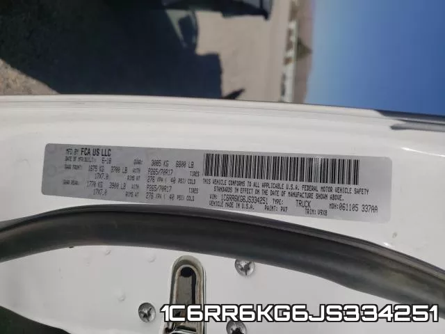 1C6RR6KG6JS334251 фото 2