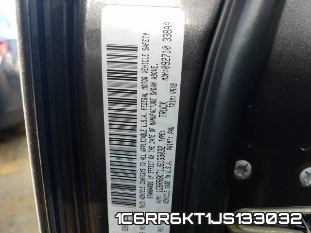1C6RR6KT1JS133032 фото 2