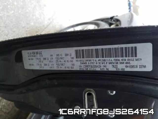 1C6RR7FG8JS264154 фото 2