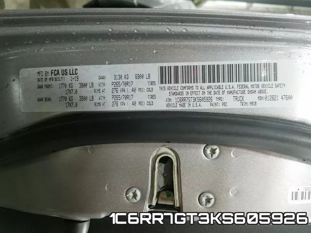 1C6RR7GT3KS605926 фото 2
