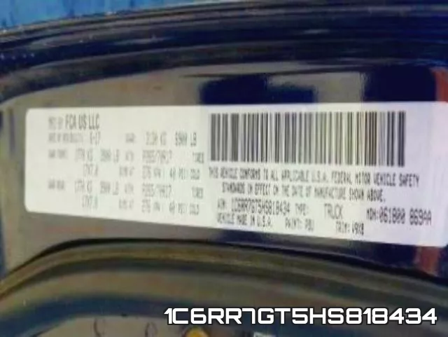 1C6RR7GT5HS818434 фото 2
