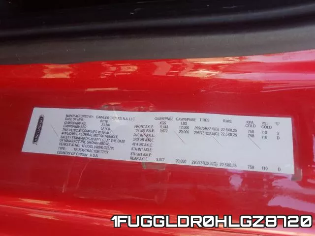 1FUGGLDR0HLGZ8720 фото 2
