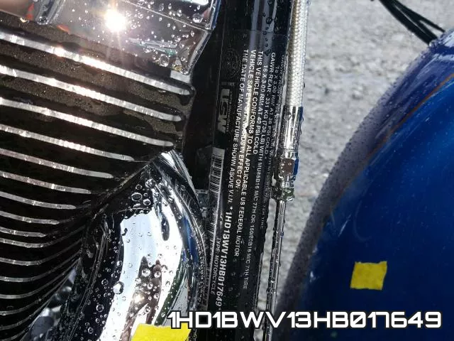 1HD1BWV13HB017649 фото 2