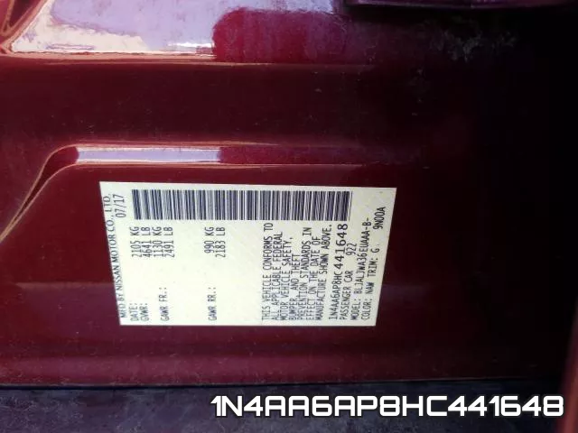 1N4AA6AP8HC441648 фото 2