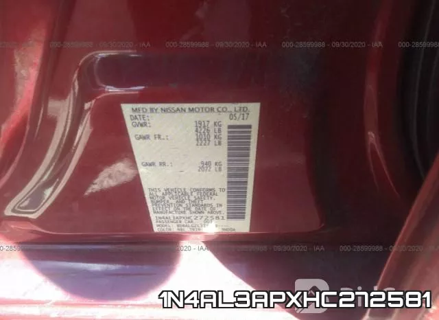 1N4AL3APXHC272581 фото 10