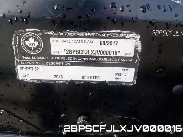2BPSCFJLXJV000016 фото 2