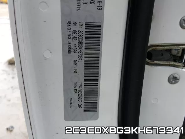 2C3CDXBG3KH673341 фото 2
