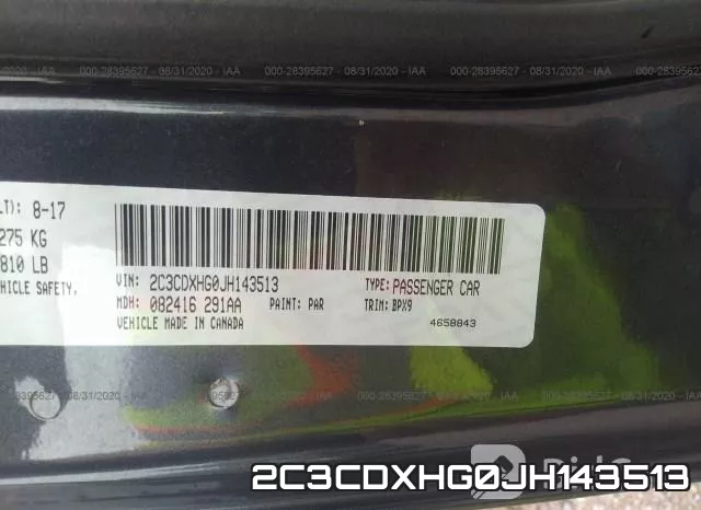 2C3CDXHG0JH143513 фото 10