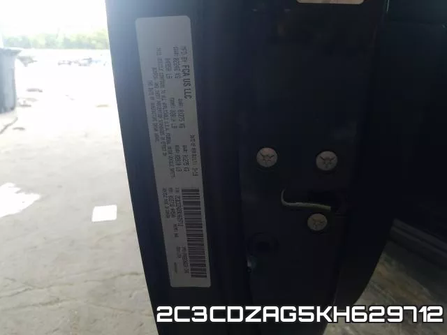 2C3CDZAG5KH629712 фото 2