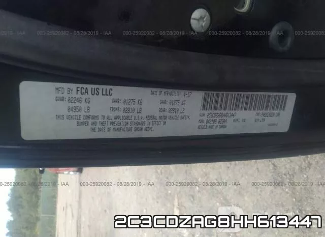 2C3CDZAG8HH613447 фото 10