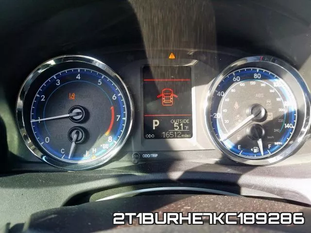 2T1BURHE7KC189286 фото 9