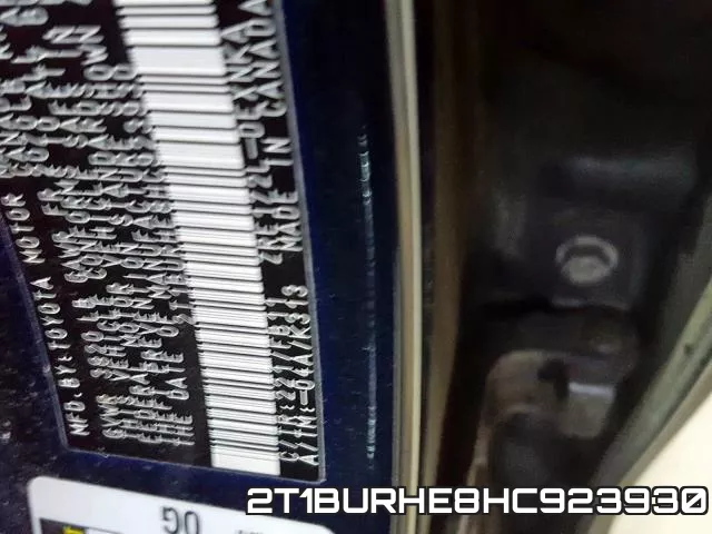 2T1BURHE8HC923930 фото 2