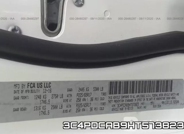 3C4PDCAB9HT573823 фото 10
