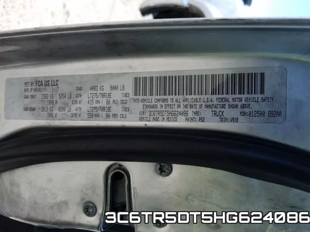 3C6TR5DT5HG624086 фото 2