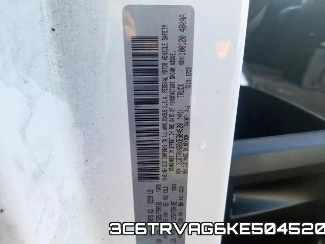 3C6TRVAG6KE504520 фото 2