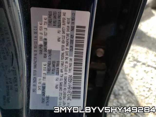 3MYDLBYV5HY149284 фото 2