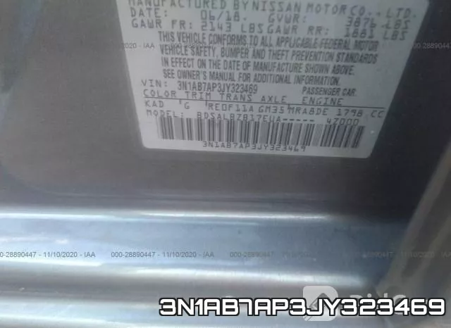 3N1AB7AP3JY323469 фото 10
