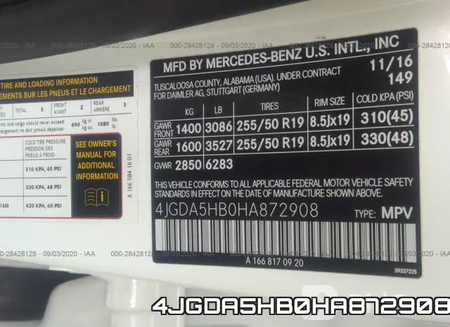 4JGDA5HB0HA872908 фото 10