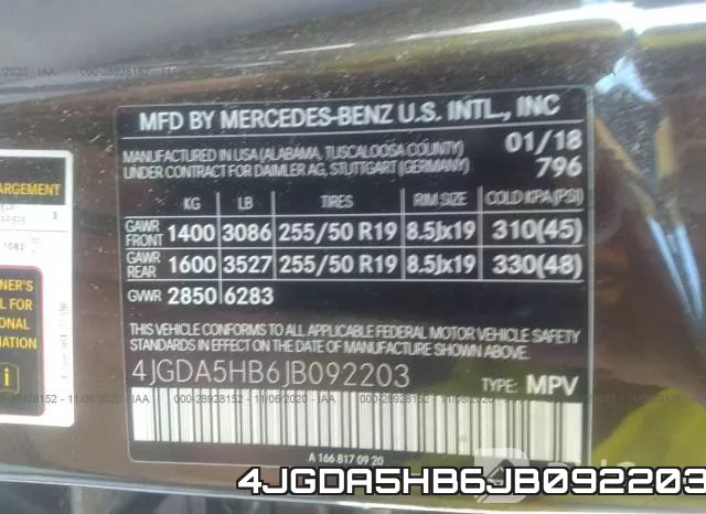 4JGDA5HB6JB092203 фото 10