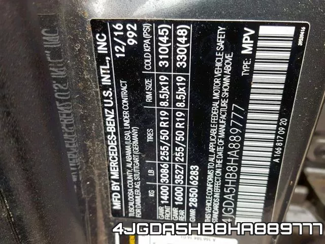 4JGDA5HB8HA889777 фото 2