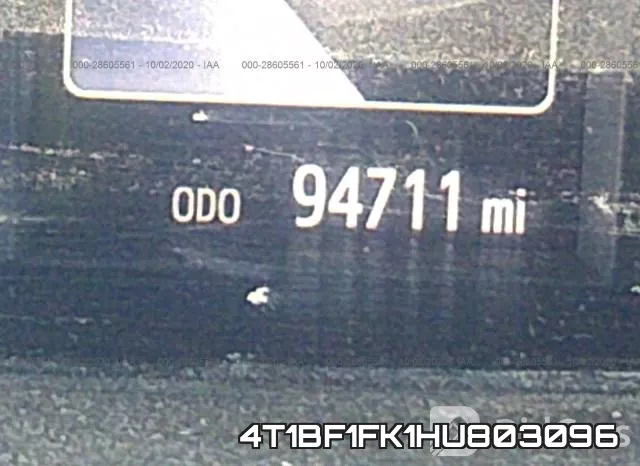 4T1BF1FK1HU803096 фото 8