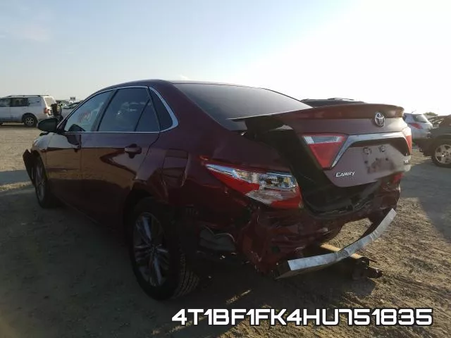 4T1BF1FK4HU751835 фото 4