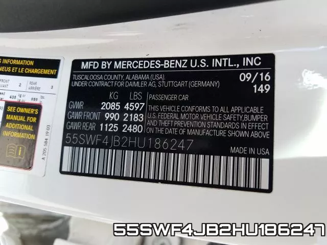 55SWF4JB2HU186247 фото 2