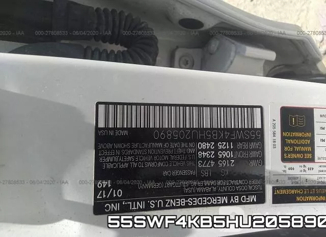 55SWF4KB5HU205890 фото 8