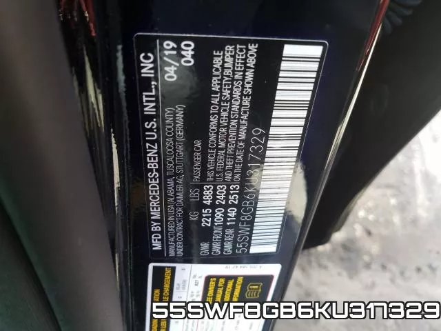 55SWF8GB6KU317329 фото 2
