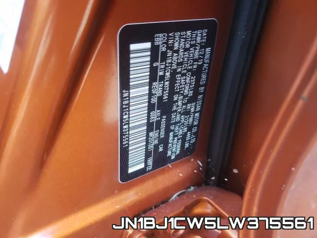 JN1BJ1CW5LW375561 фото 2