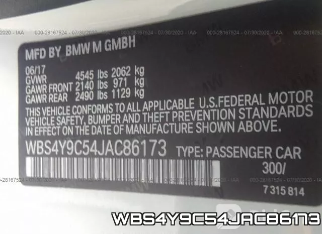 WBS4Y9C54JAC86173 фото 10