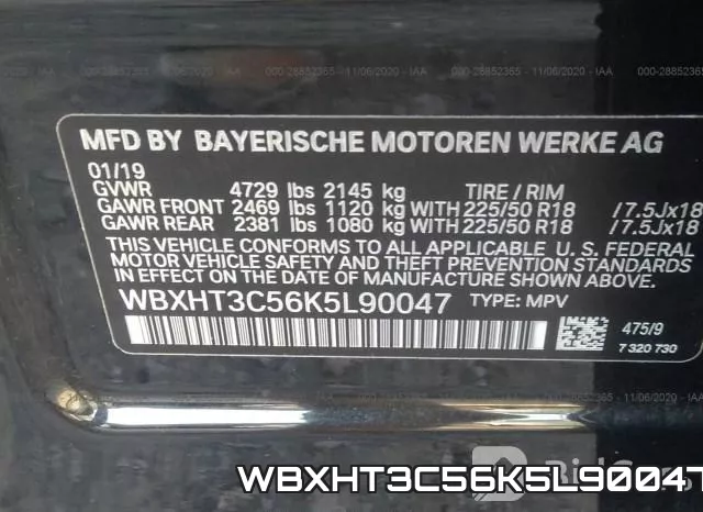 WBXHT3C56K5L90047 фото 10