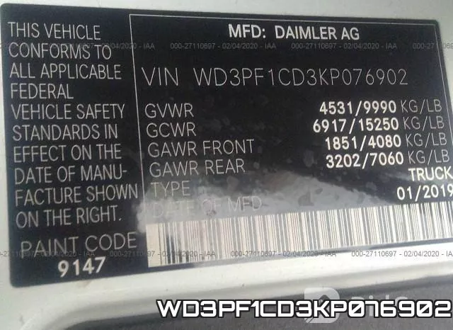WD3PF1CD3KP076902 фото 10