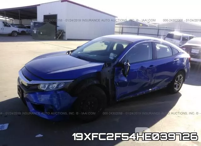19XFC2F54HE039726 фото 3