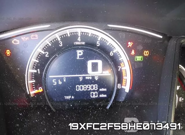19XFC2F58HE073491 фото 8
