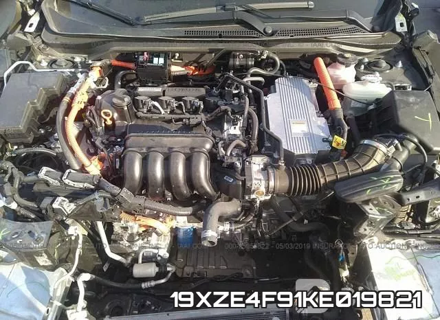 19XZE4F91KE019821 фото 2