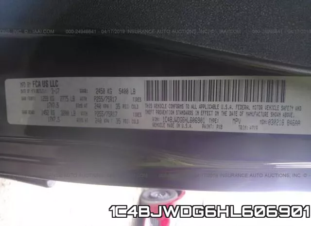 1C4BJWDG6HL606901 фото 10