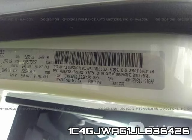 1C4GJWAG1JL836426 фото 10