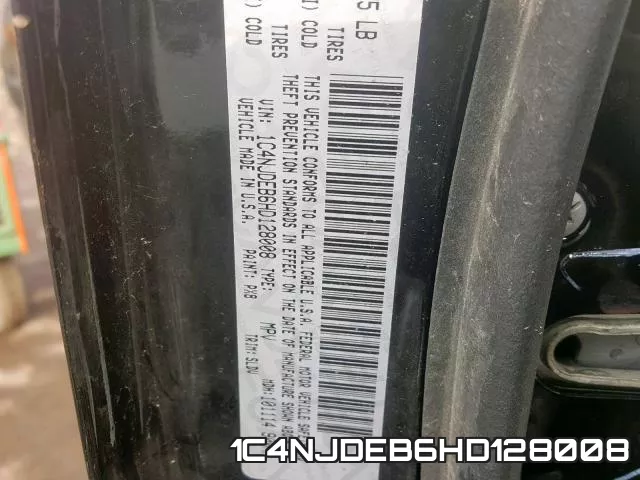 1C4NJDEB6HD128008 фото 2