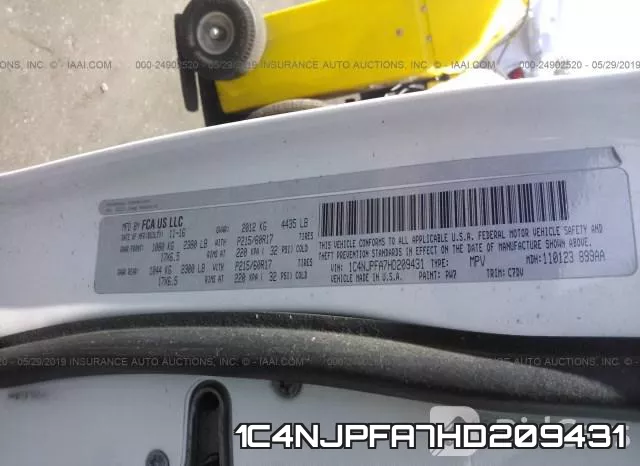 1C4NJPFA7HD209431 фото 10