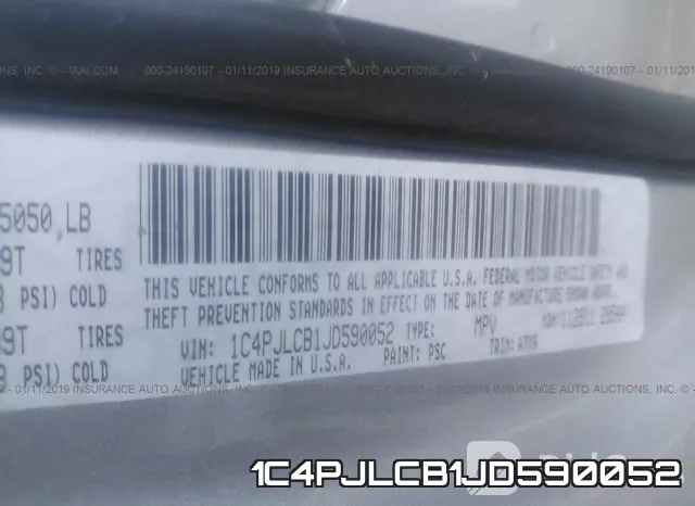 1C4PJLCB1JD590052 фото 10