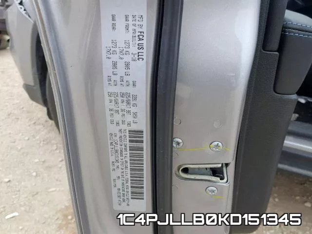 1C4PJLLB0KD151345 фото 2