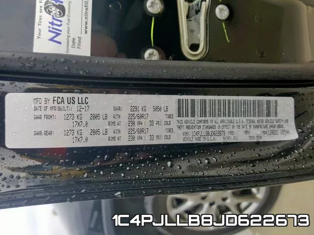 1C4PJLLB8JD622673 фото 2