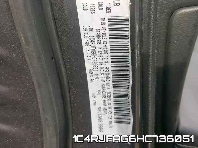 1C4RJFAG6HC736051 фото 2