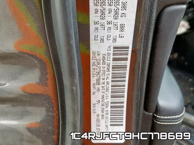 1C4RJFCT9HC778689 фото 2