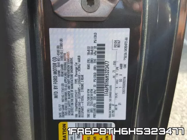 1FA6P8TH6H5323477 фото 2