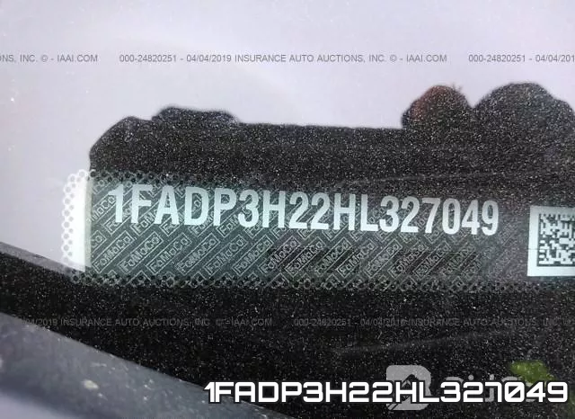 1FADP3H22HL327049 фото 10